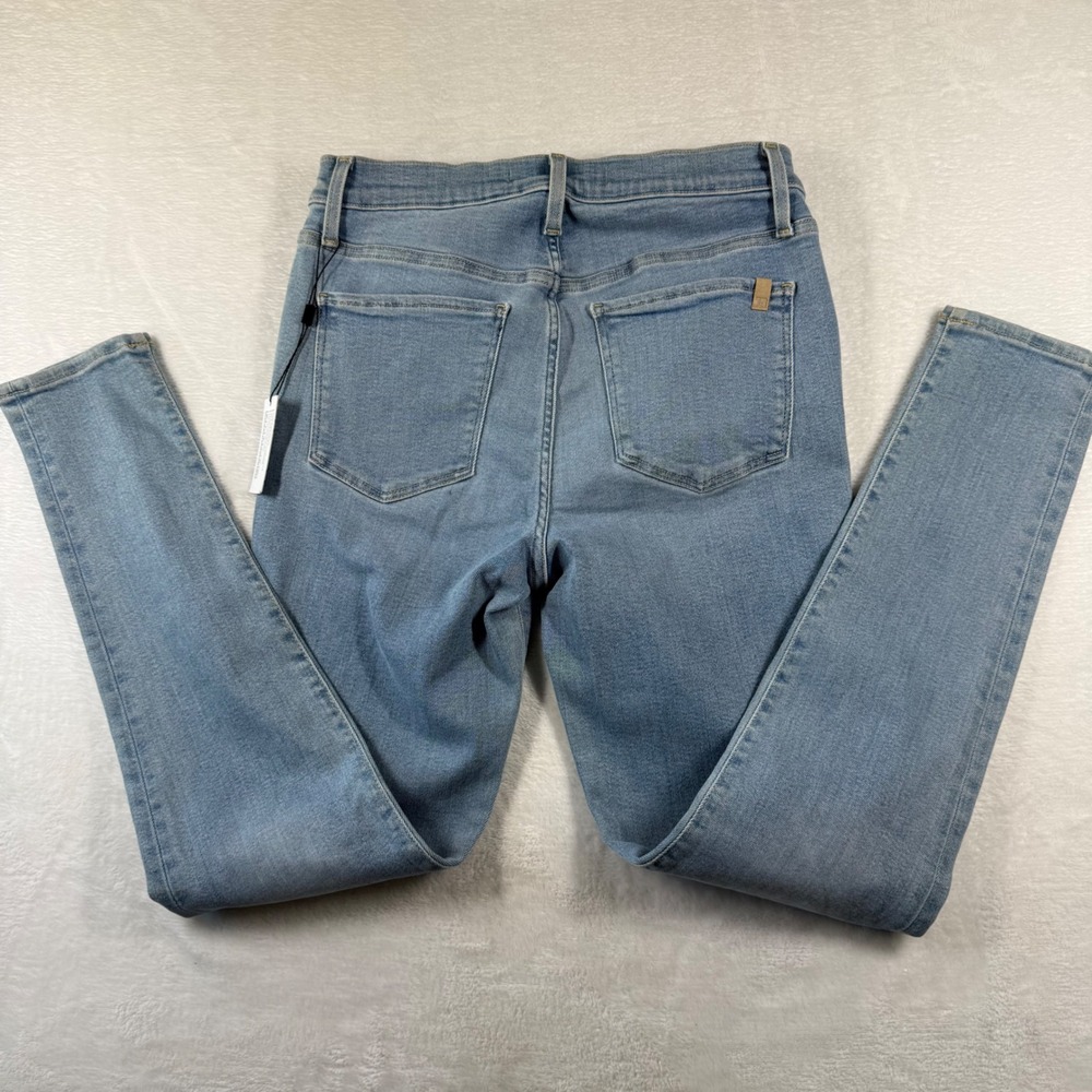Joe's Jeans Charlie High Rise‎ Skinny Ankle SnapBack Light Wash Blue Size L